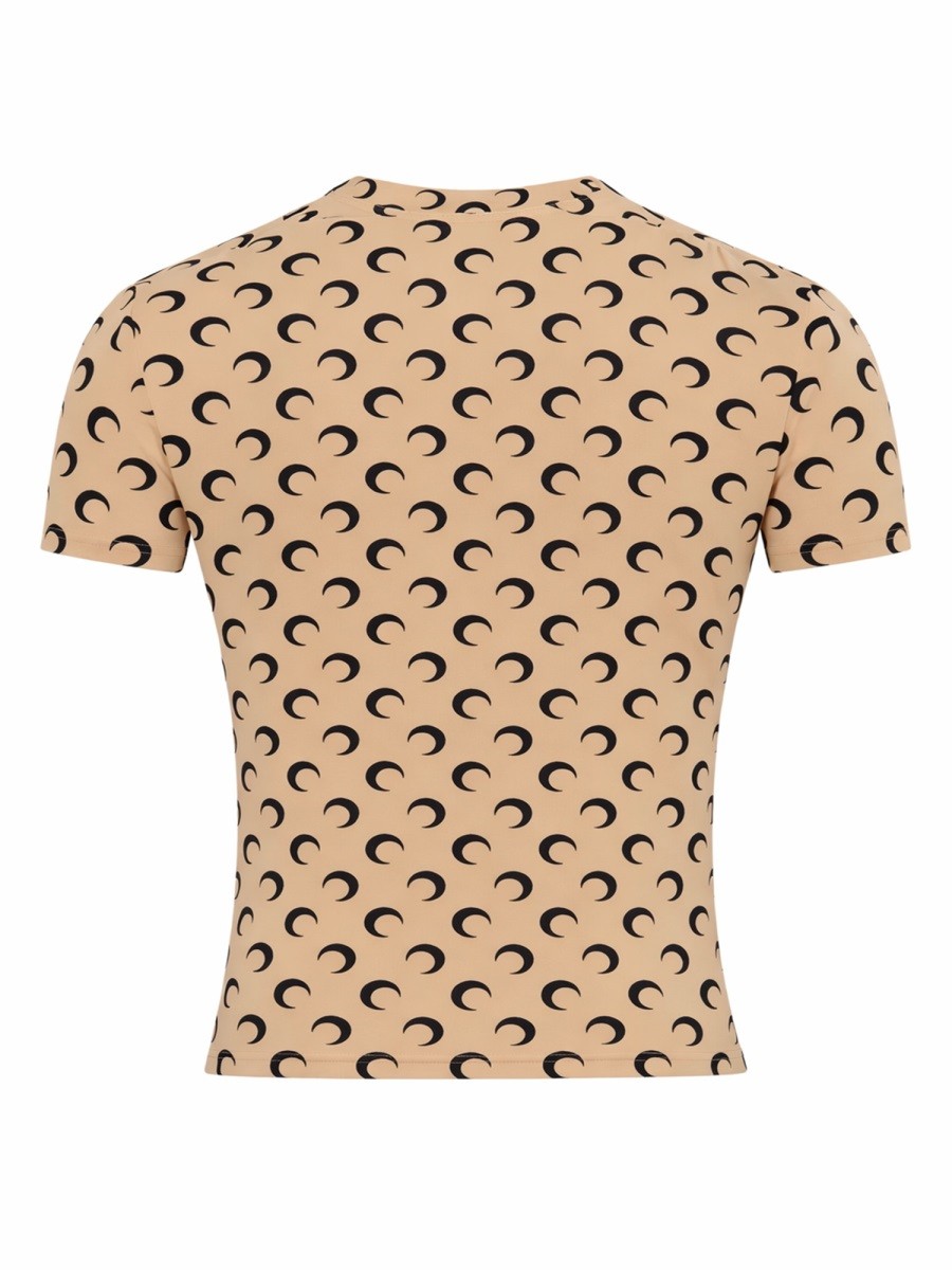 Marine Serre Women's Shirt Moon Beige