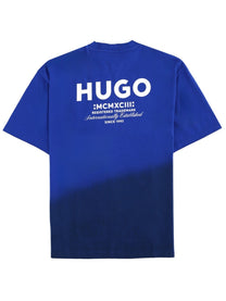HUGO BOSS Men's Shirt Nalono Con Blue