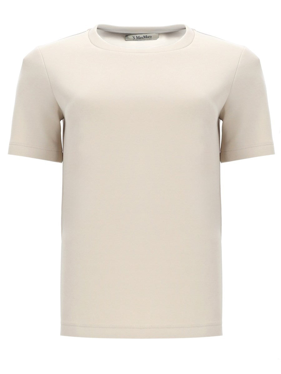 S MAX MARA Women's Shirt Nancy Con Lettering Beige