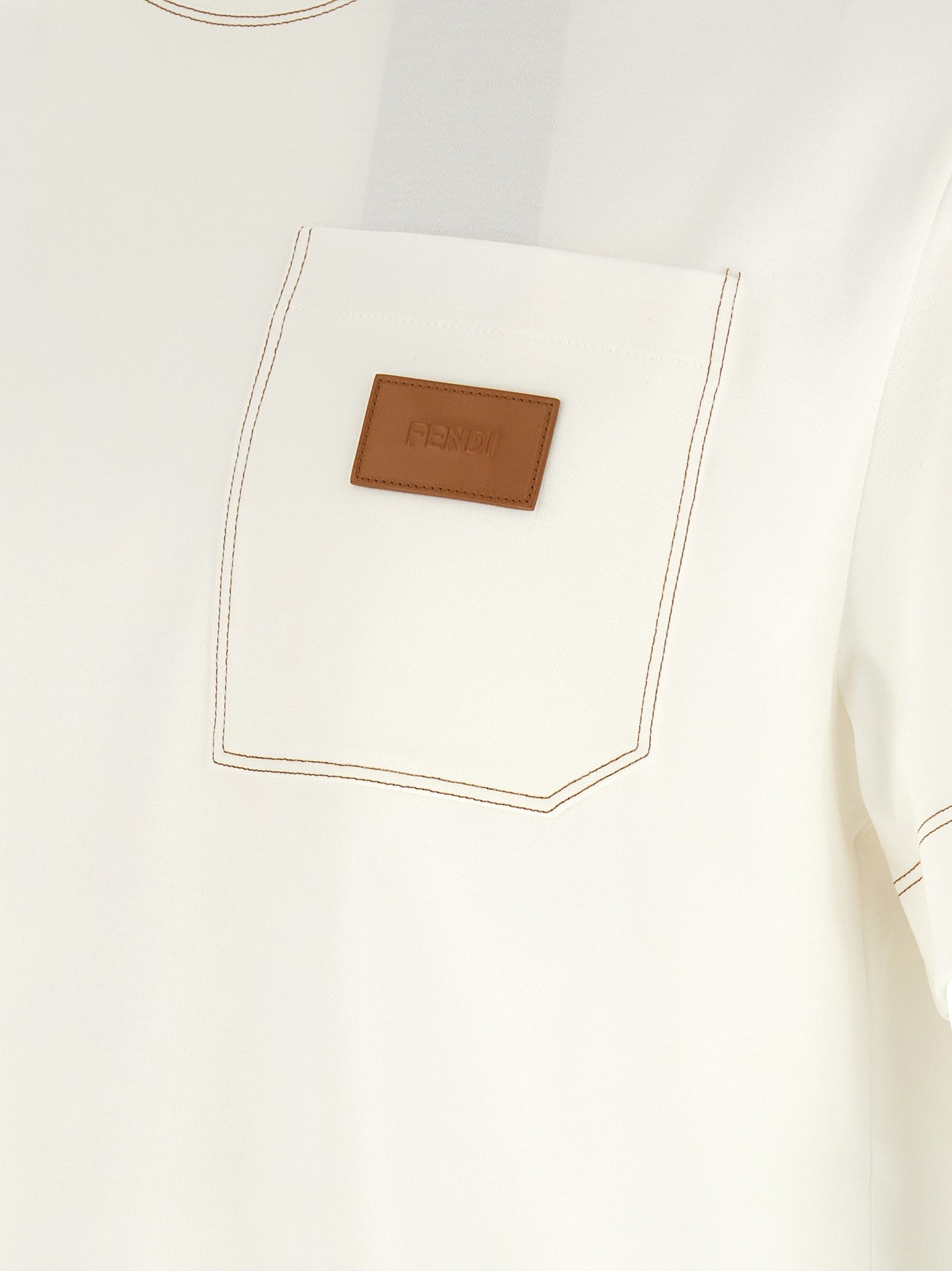 Fendi Shirt Patch Fendi White