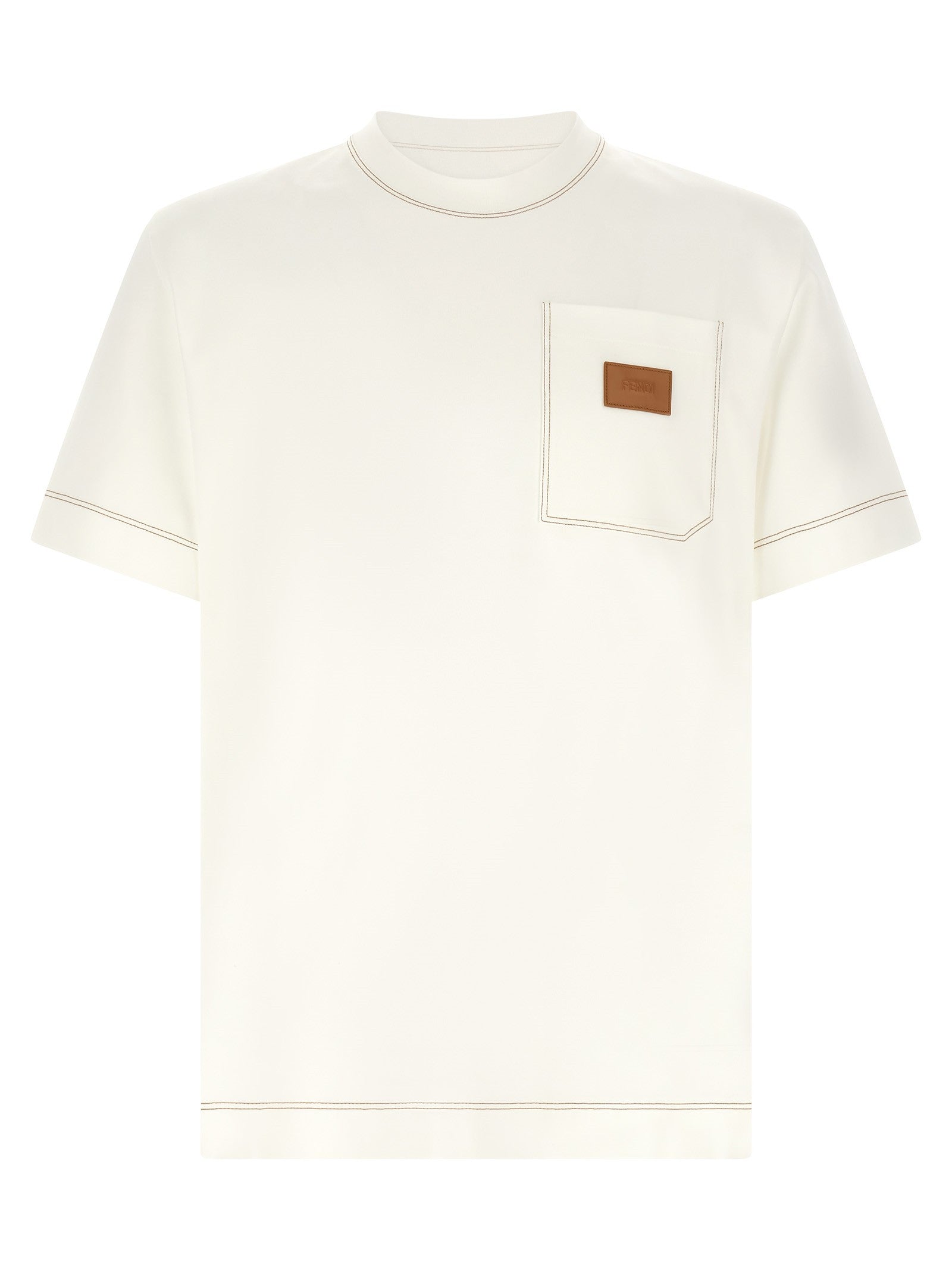 Fendi Shirt Patch Fendi White