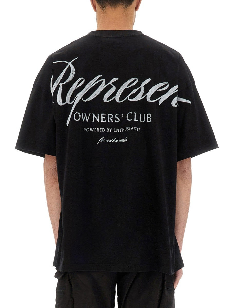 Represent Men's Shirt Represent Owners Club Script Black Represent