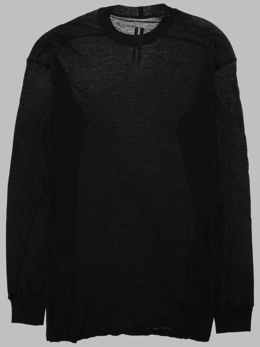 Rick Owens Men's Shirt Rick Jumbo LS Black
