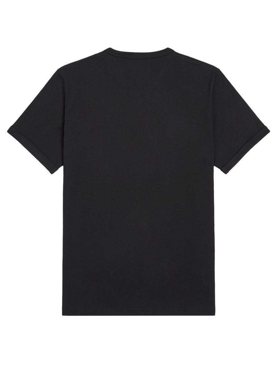 Fred Perry Men's Shirt Ringer Black, view 4
