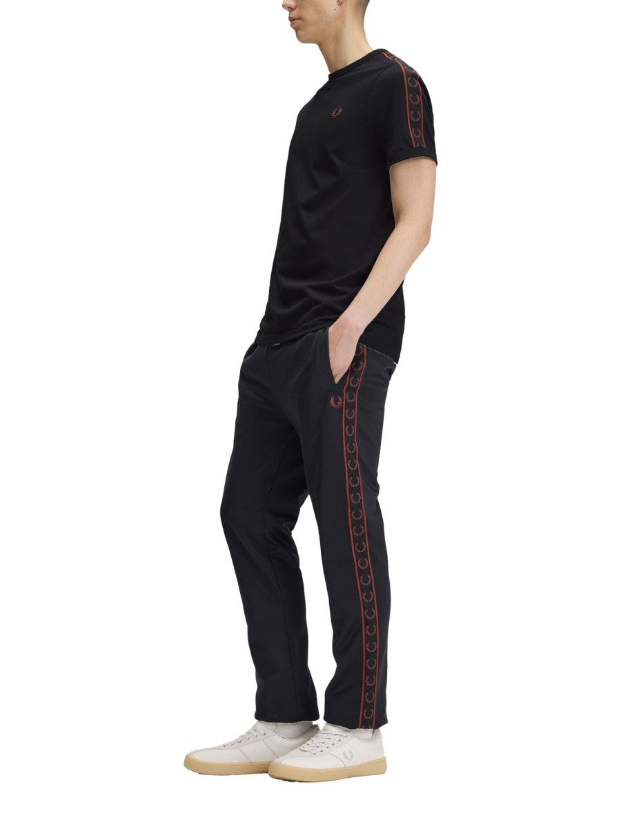 Fred Perry Men's Shirt Ringer Black