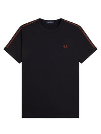 Fred Perry Men's Shirt Ringer Black