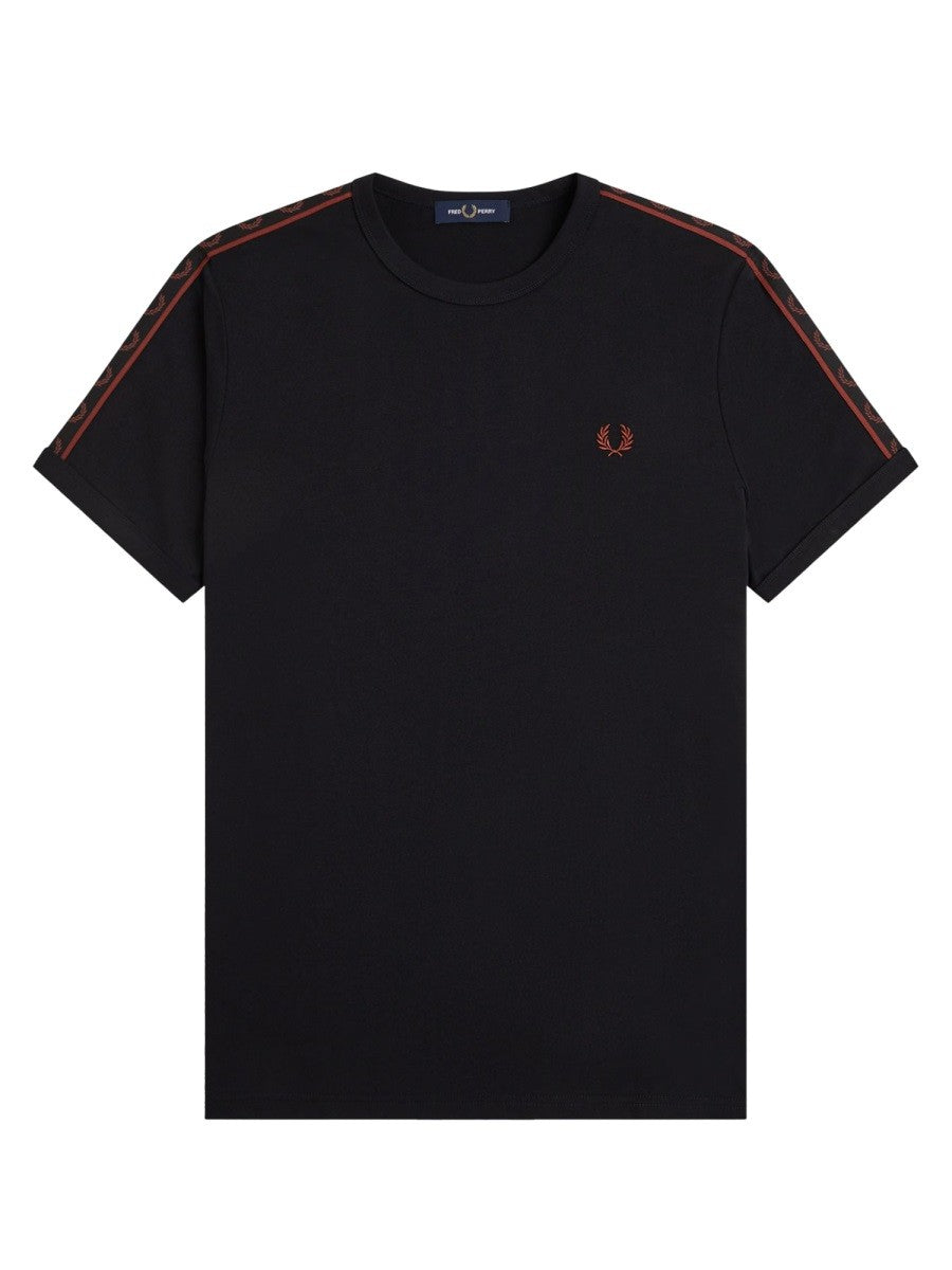 Fred Perry Men's Shirt Ringer Black