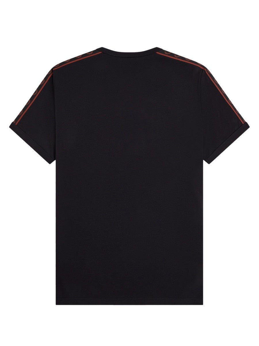 Fred Perry Men's Shirt Ringer Black