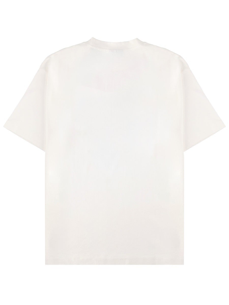 Drôle de Monsieur Men's Shirt Slogan Palmiers White, view 2
