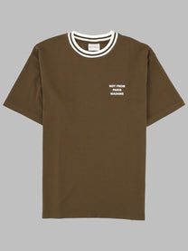 Drôle de Monsieur Men's Shirt Slogan Brown