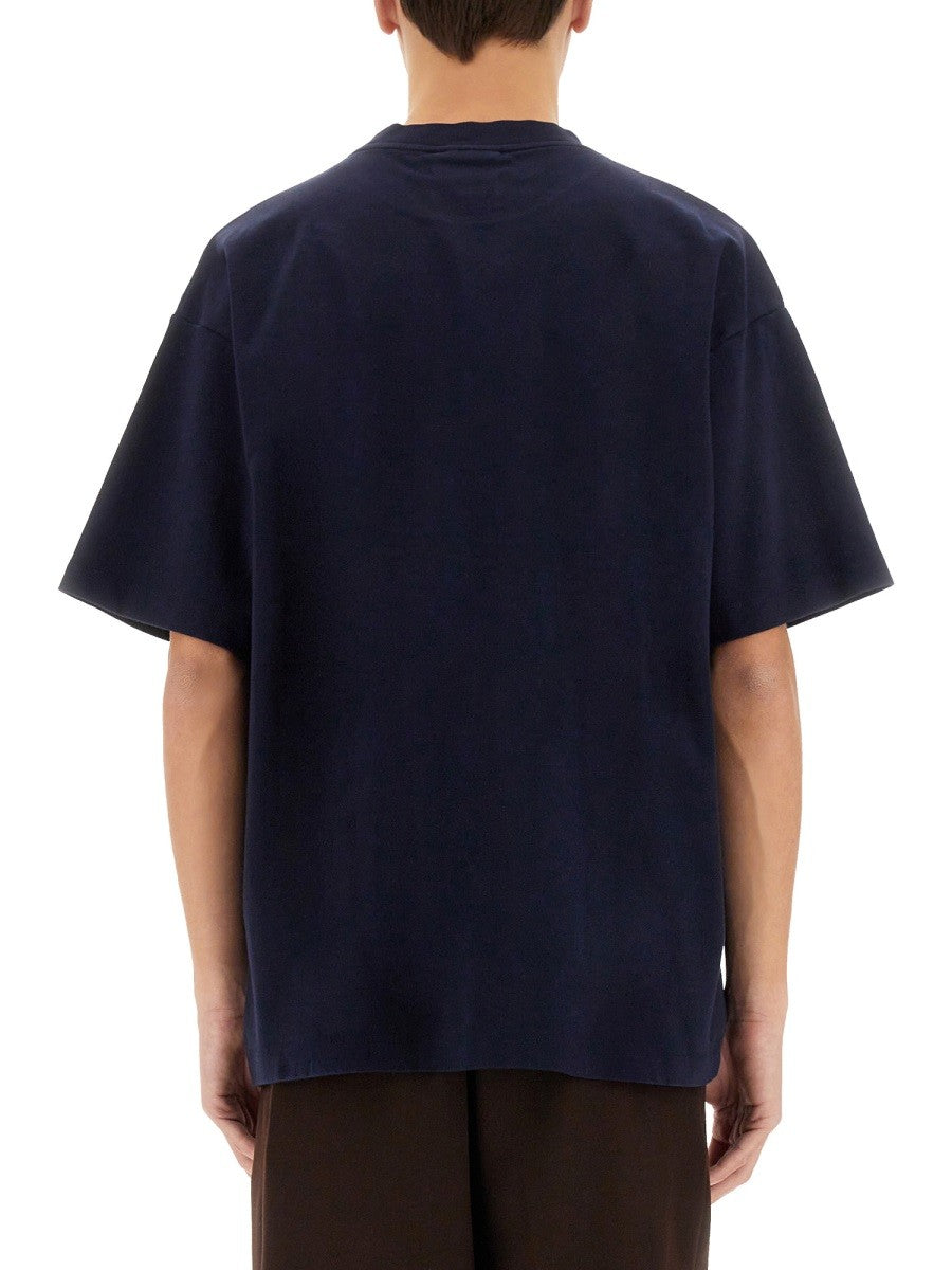 Drôle de Monsieur Men's Shirt Slogan Blue