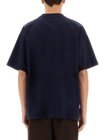 Drôle de Monsieur Men's Shirt Slogan Blue