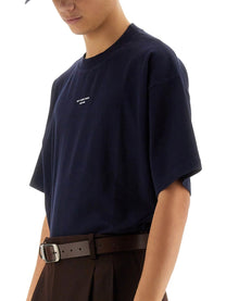 Drôle de Monsieur Men's Shirt Slogan Blue