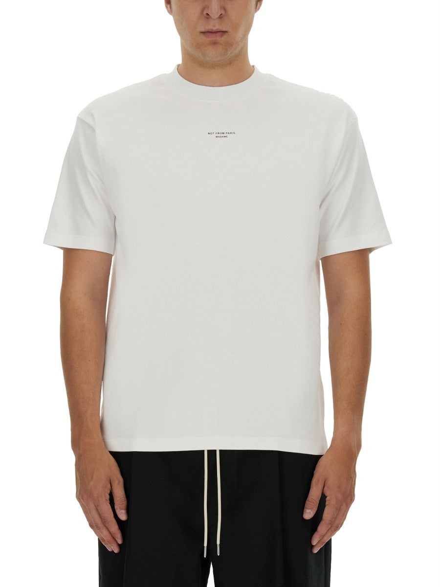 Drôle de Monsieur Men's Shirt Slogan White