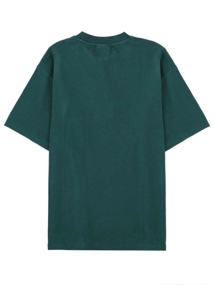 Drôle de Monsieur Men's Shirt Slogan Green