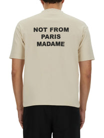 Drôle de Monsieur Men's Shirt Slogan White