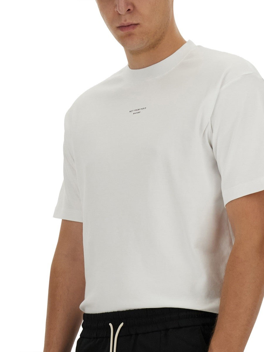 Drôle de Monsieur Men's Shirt Slogan White