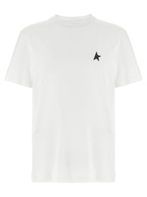 Golden Goose Shirt Small Star White