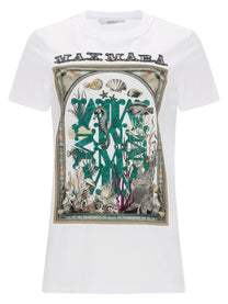 Max Mara Women's Shirt Spadino Con Stampa White