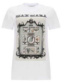 Max Mara Women's Shirt Spadino Con Stampa White