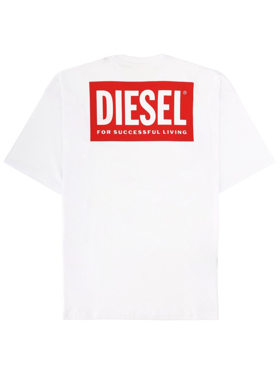 Diesel Men's Shirt Boxt Bisk White