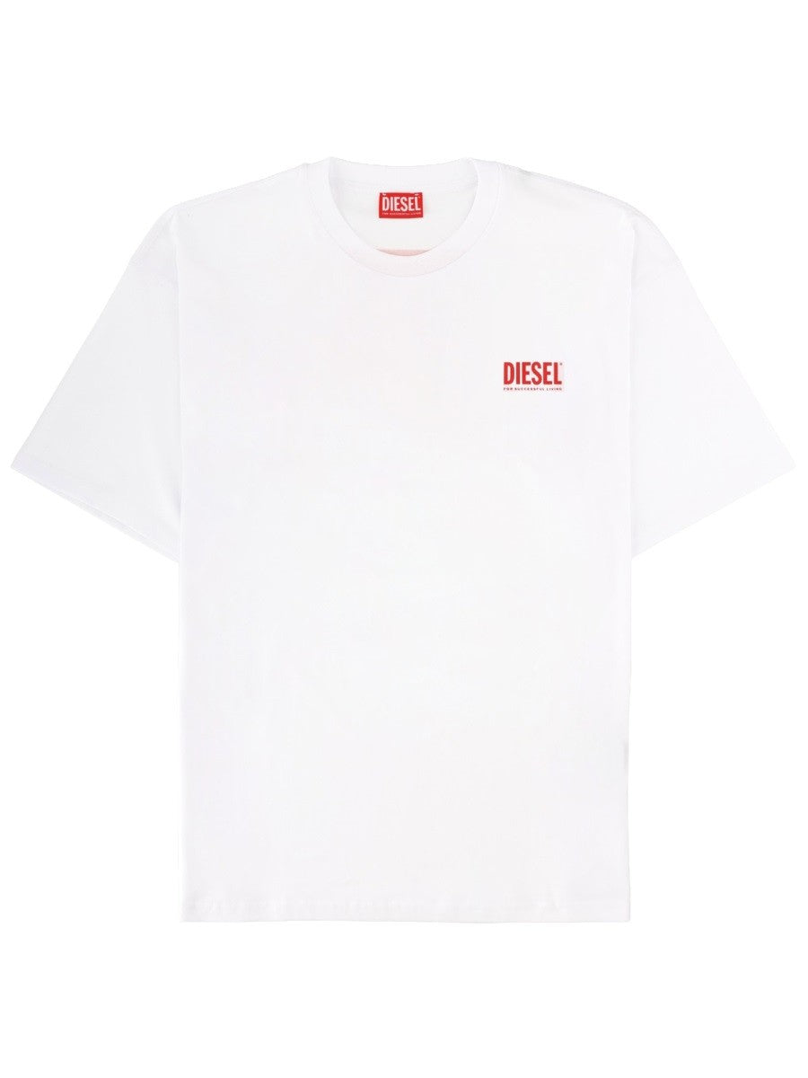 Diesel Men's Shirt Boxt Bisk White