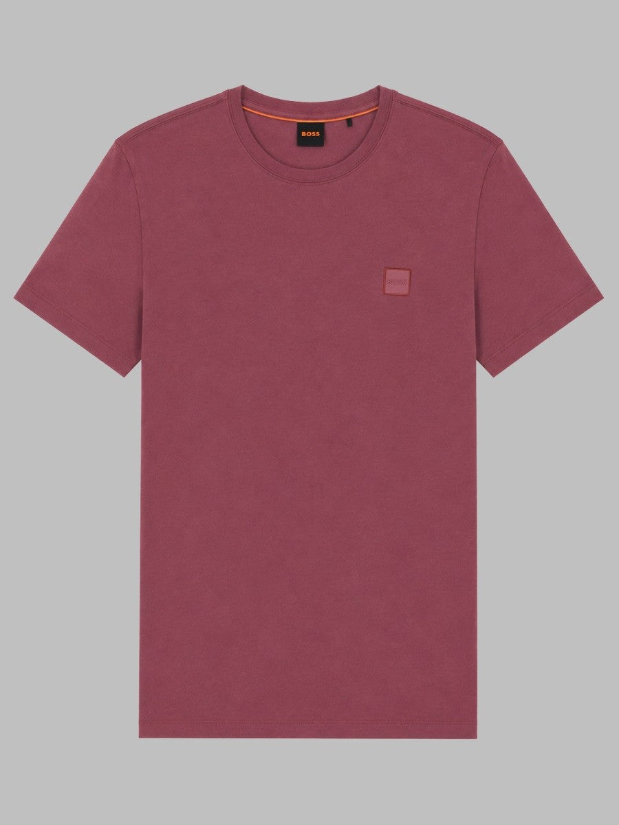 BOSS Men's Shirt Tales Con Patch Red