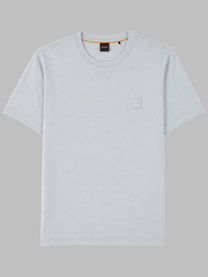 BOSS Men's Shirt Tales Con Patch Grey