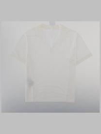Maison Margiela Men's Shirt Taped Con Scollo White