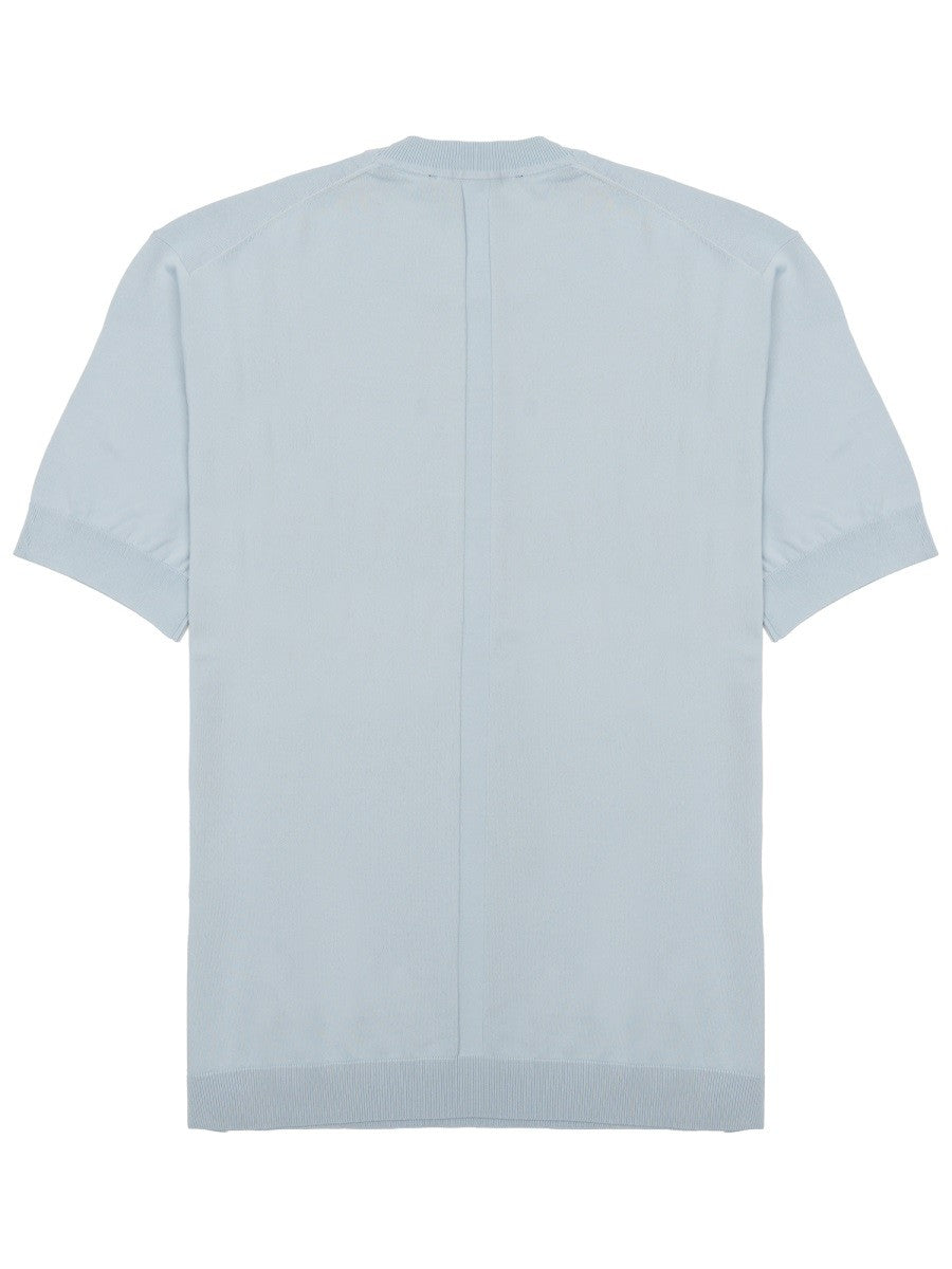 Low Brand Men's Shirt Techno in Viscosa Blue