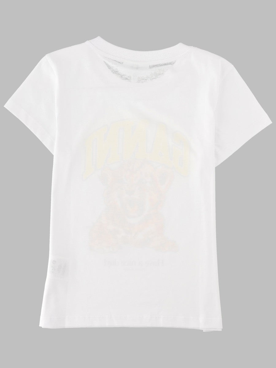 Ganni Women's Shirt Tiger White