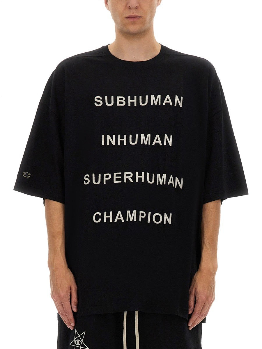 Champion X Rick Owens Men's Shirt Tommy Black
