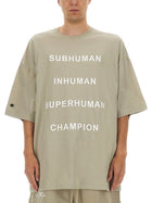Champion X Rick Owens Men's Shirt Tommy Beige