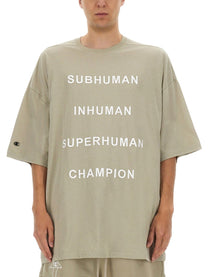 Champion X Rick Owens Men's Shirt Tommy Beige