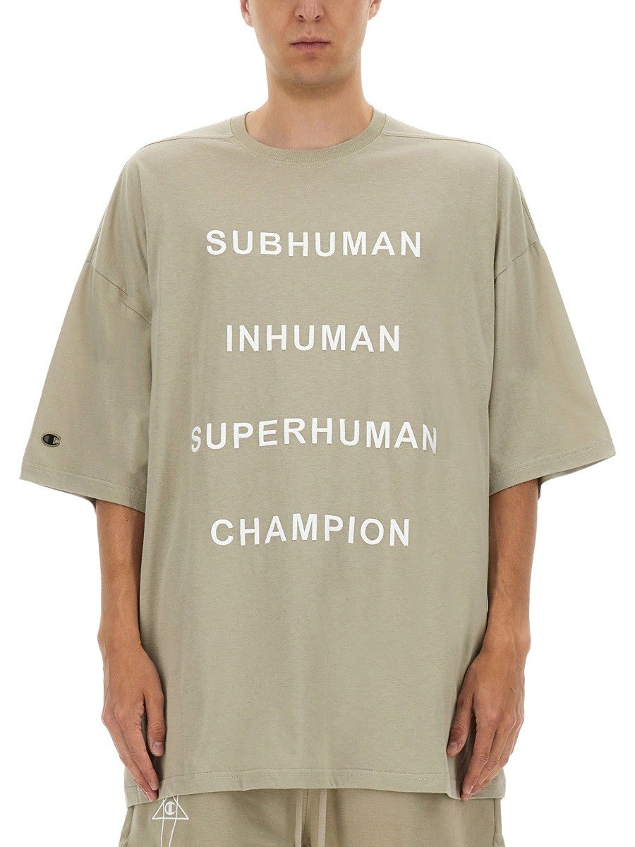 Champion X Rick Owens Men's Shirt Tommy Beige