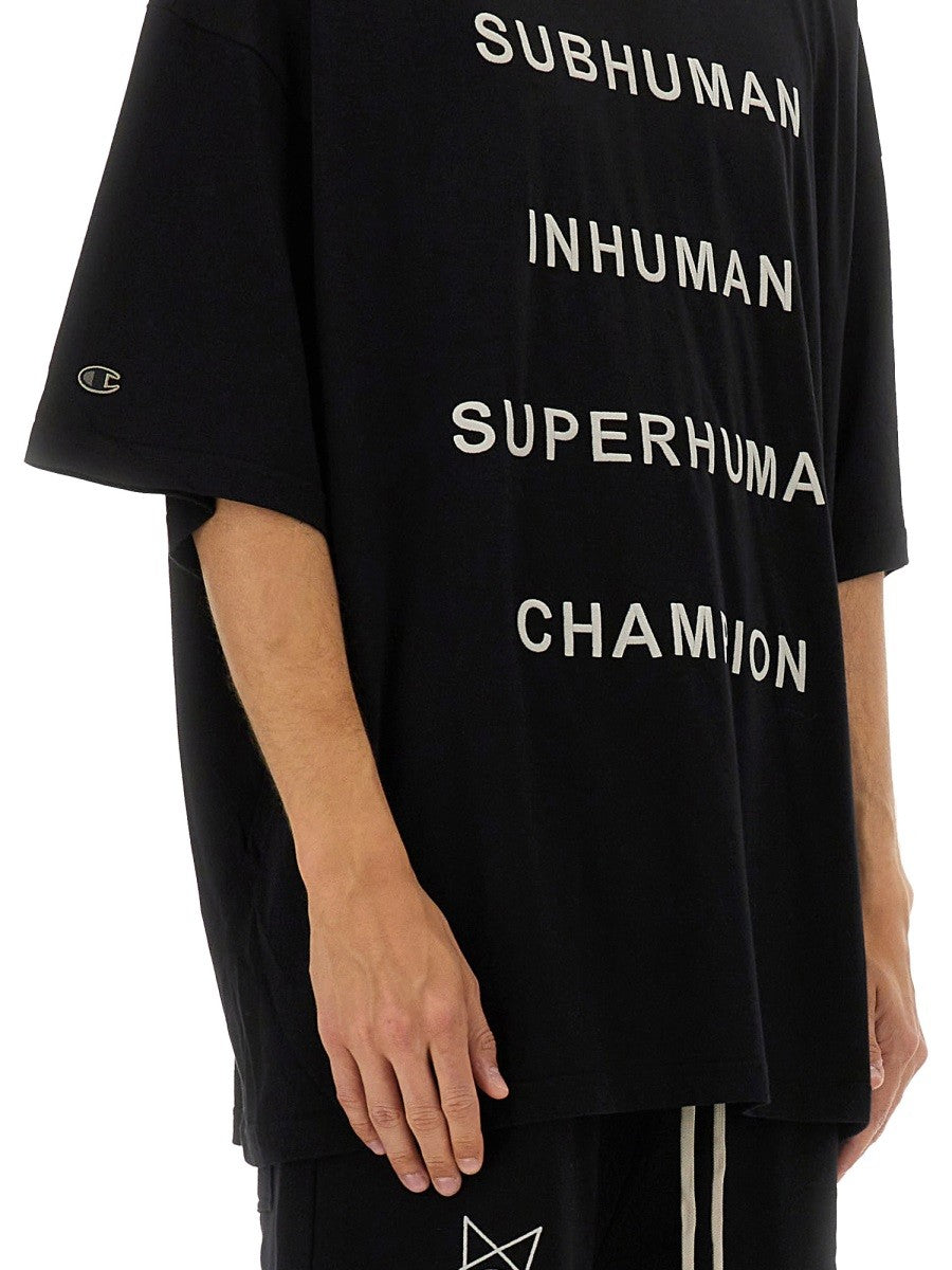 Champion X Rick Owens Men's Shirt Tommy Black, view 4