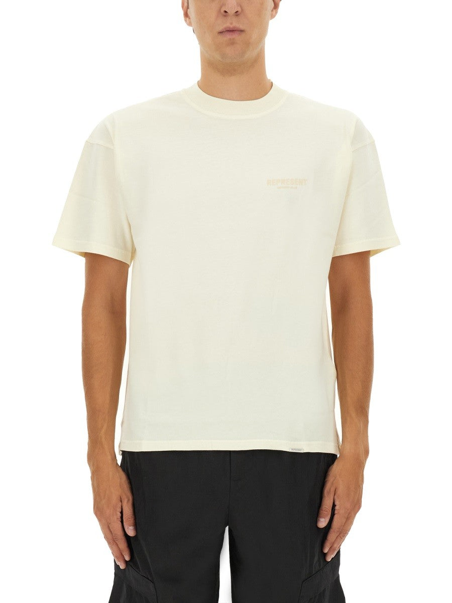 Represent Men's Shirt Beige Represent