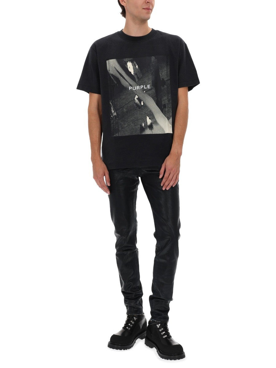 PURPLE BRAND Men's Shirt Black