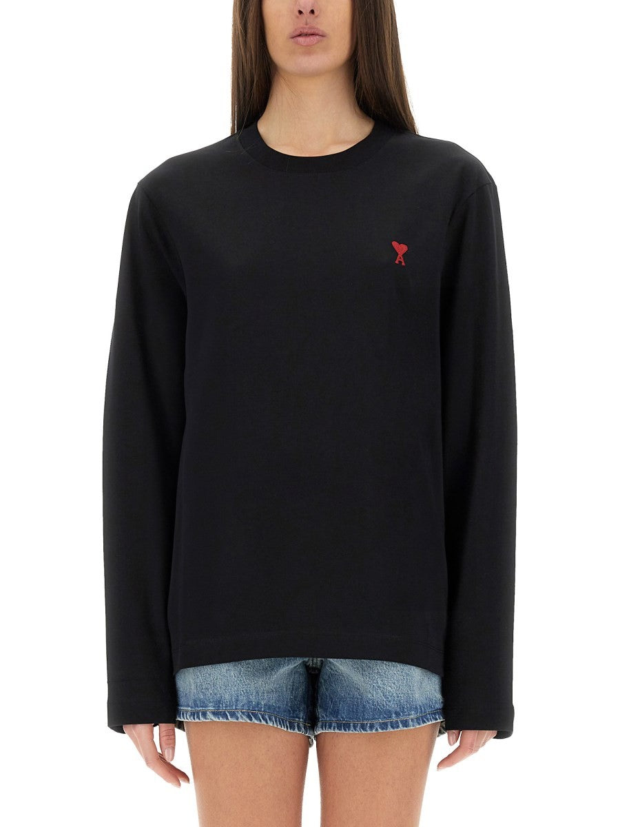 Ami Paris Men's Shirt Con Black