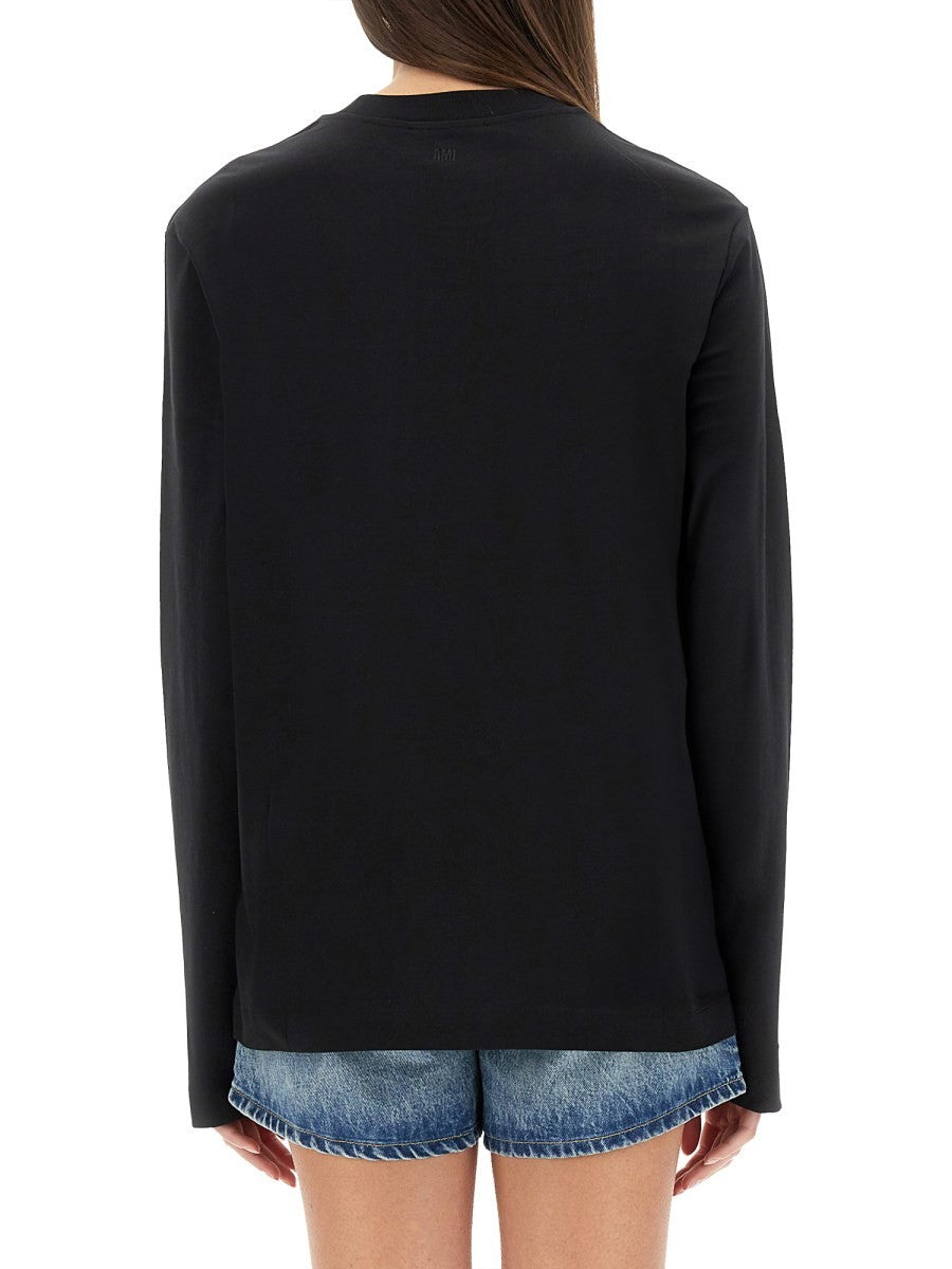 Ami Paris Men's Shirt Con Black