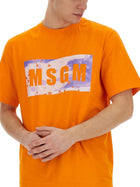 MSGM Men's Shirt Orange, view 4