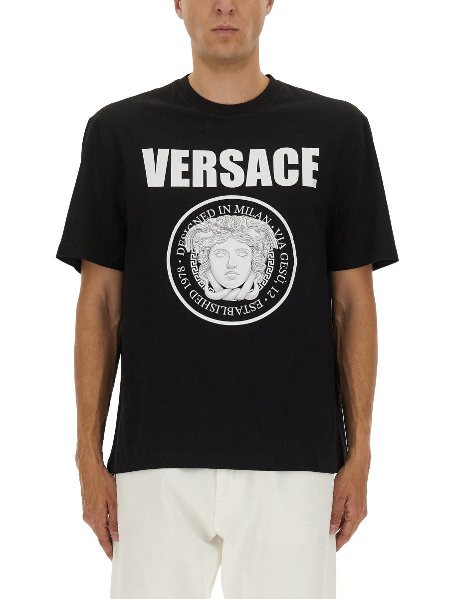 Versace Men's Shirt Black