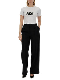 MSGM Women's Shirt White MSGM