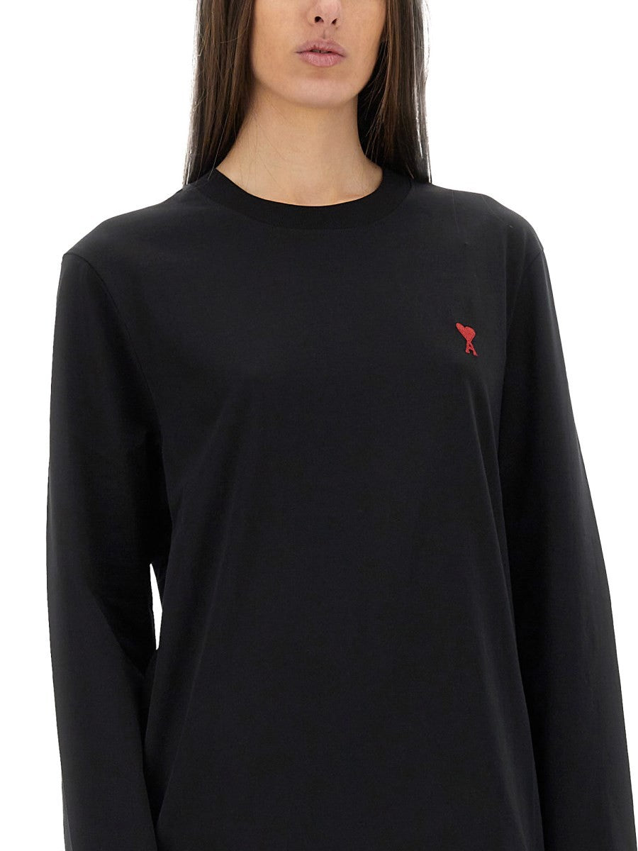 Ami Paris Men's Shirt Con Black