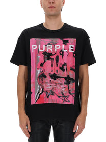 Purple Brand Men's Shirt Black Purple Brand