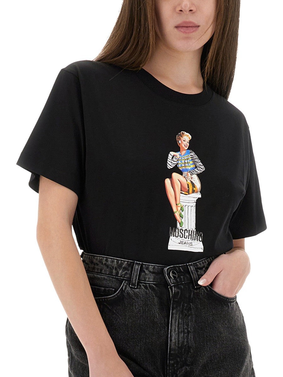 Moschino Jeans Women's Shirt Black