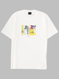 Ps By Paul Smith Men's Shirt Zebra White