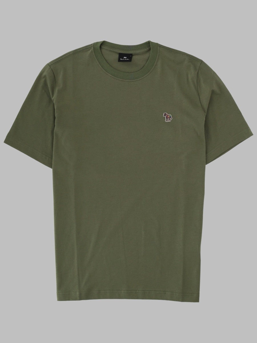 Ps By Paul Smith Men's Shirt Zebra Green
