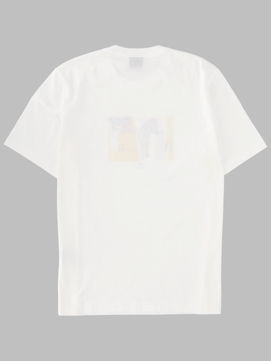 Ps By Paul Smith Men's Shirt Zebra White
