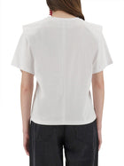 ISABEL MARANT Women's Shirt Zelitos White, view 5